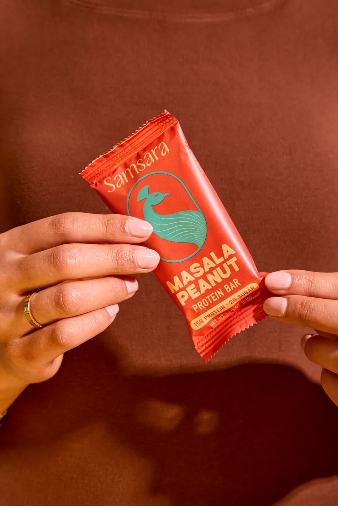 Masala Peanut Samsara protein bar