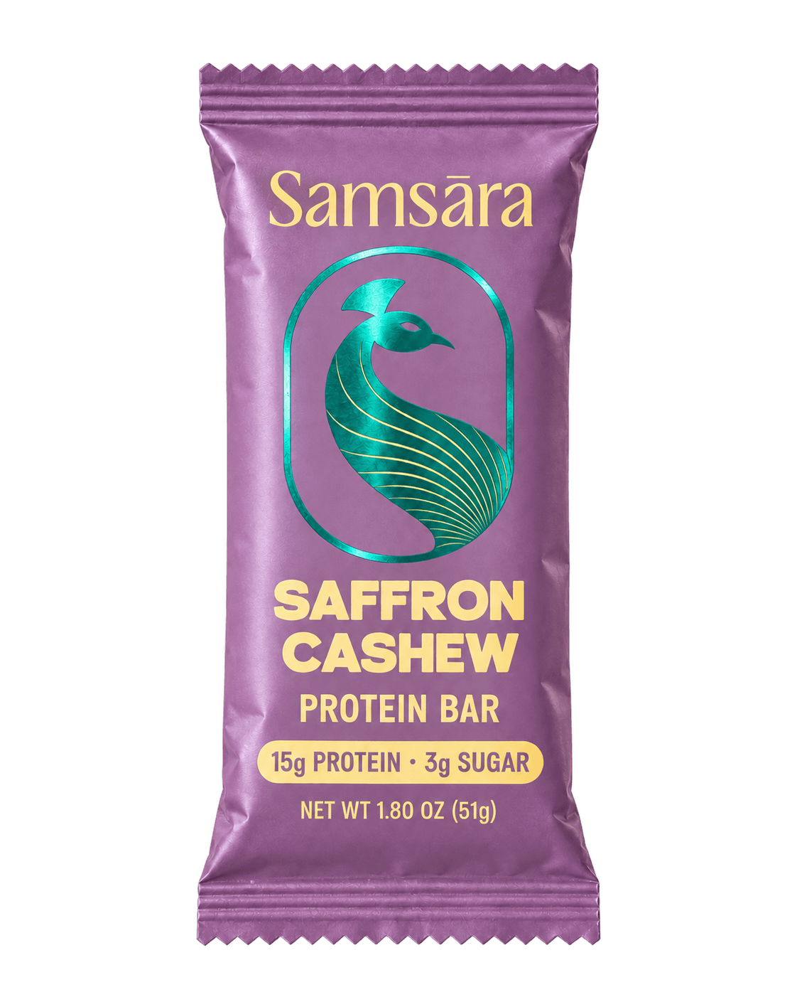 Saffron Cashew wrapped bar